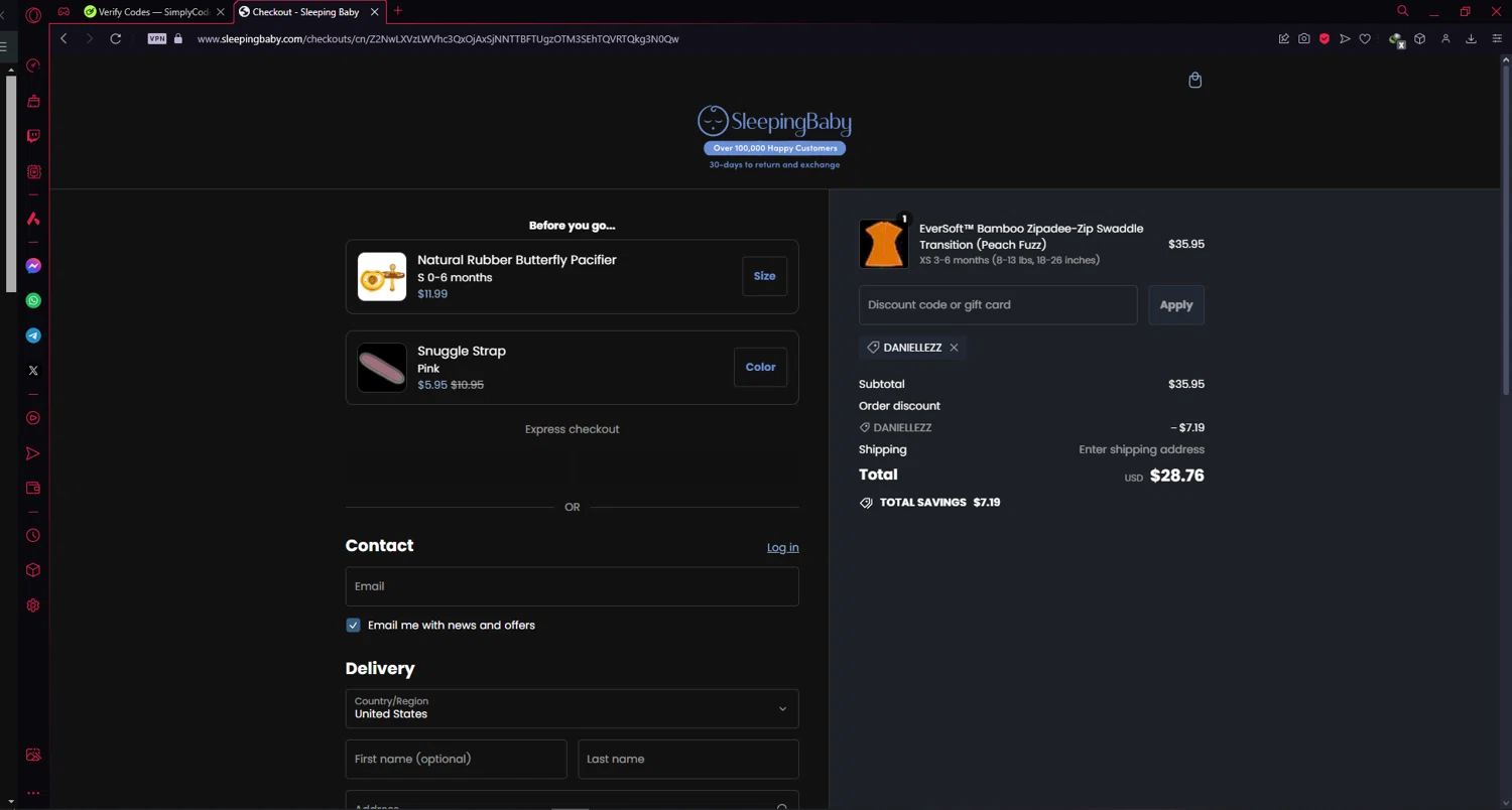 Sleeping Baby Coupon Codes 20 Off Discount Codes in August 2024