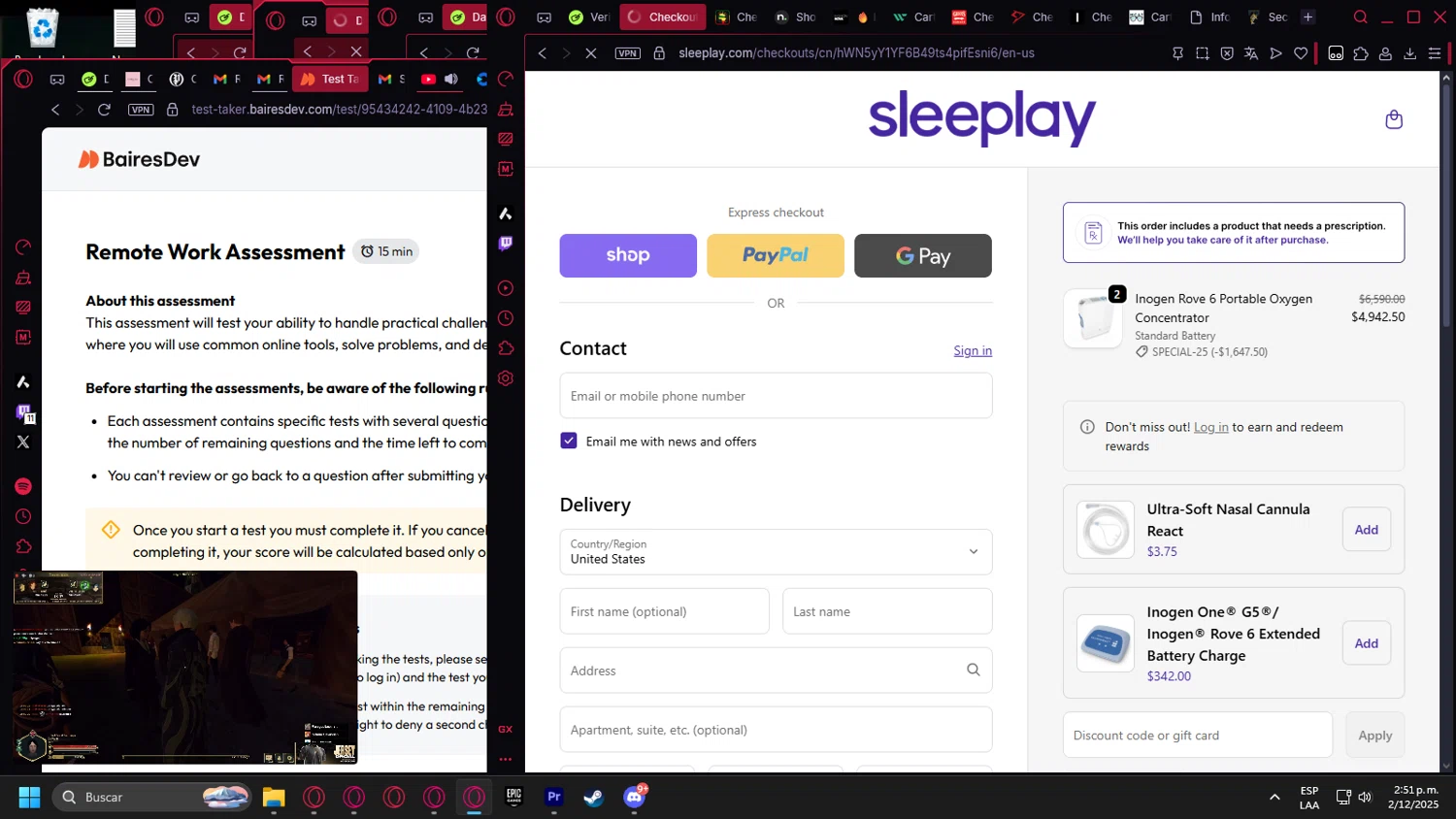Sleeplay discount code screenshot showing code SPECIAL-25 applied at Sleeplay checkout page. Uploaded by SimplyCodes community member Handivlak on Dec 2, 2025