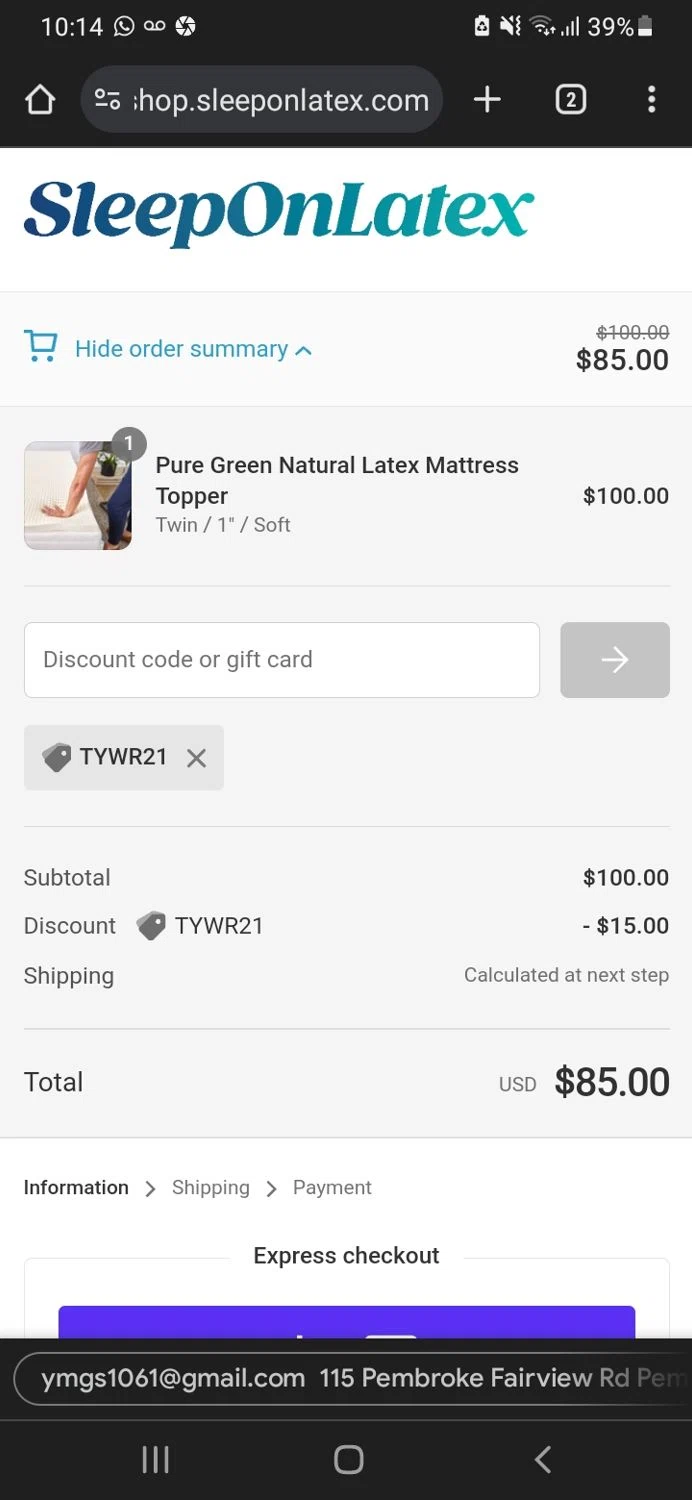 Sleep On Latex Promo Codes 15 Off July 2024