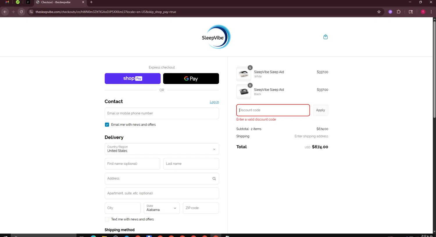 SleepVibe promo code screenshot showing code SLEEPAWARENESS15 applied at SleepVibe checkout page. Uploaded by SimplyCodes community member WiseScout3498 on Jul 18, 2025
