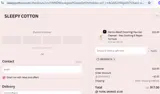 Sleepy Cotton coupon verification screenshot
