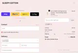 Sleepy Cotton coupon verification screenshot