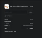 10WESE coupon verification screenshot