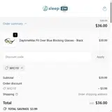 WICI10 coupon verification screenshot