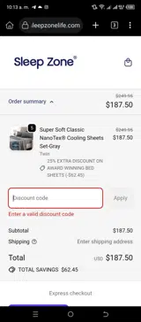 Kidsday30 coupon verification screenshot