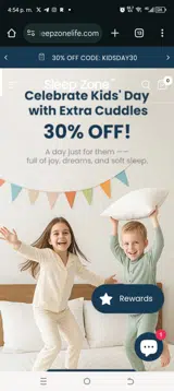 Kidsday30 coupon verification screenshot