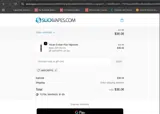 Slick Vapes coupon verification screenshot