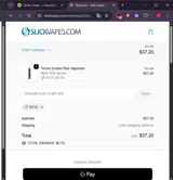 Slick Vapes coupon verification screenshot