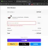 SW20 coupon verification screenshot