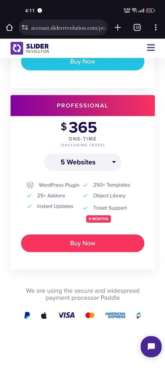 Slider Revolution checkout page showing Slider Revolution discount code box | Screenshot taken by SimplyCodes community member on Dec 7, 2023