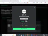 PA15 coupon verification screenshot
