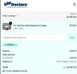 Slip Doctors coupon verification screenshot