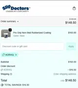 Slip Doctors coupon verification screenshot