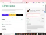 Slofoodgroup coupon verification screenshot