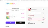Sloomoo coupon verification screenshot