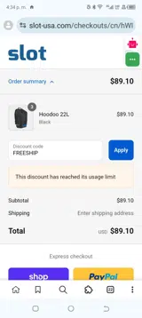 FREESHIP coupon verification screenshot
