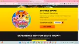 Slotastic coupon verification screenshot