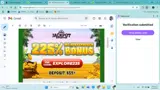 Slots Garden coupon verification screenshot
