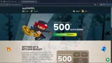 WELCOME500 coupon verification screenshot