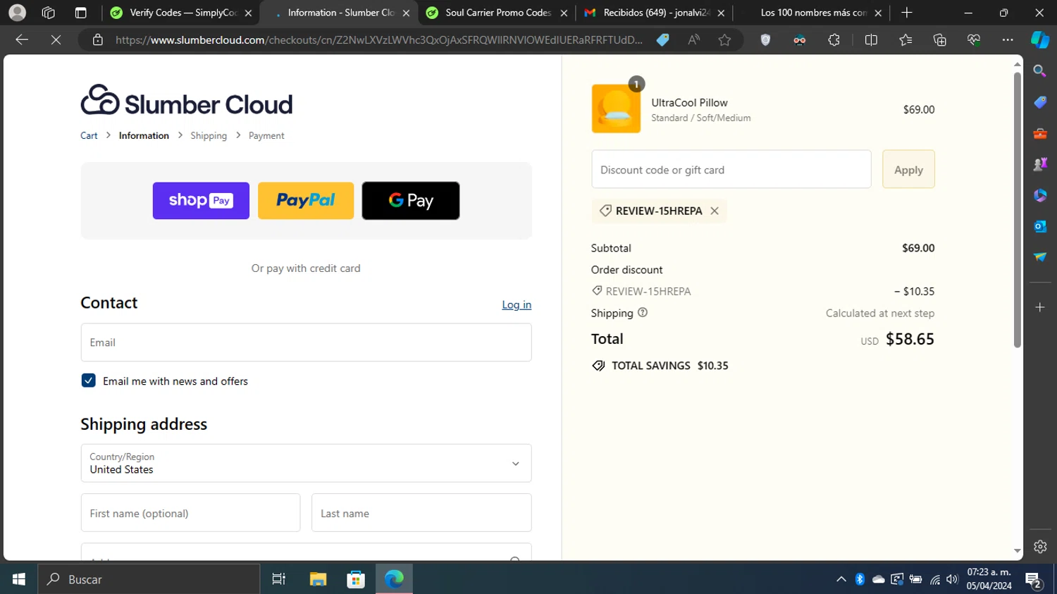 Slumber Cloud Promo Codes 15 Off April 2024