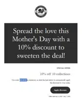 Small Batch Jam Co coupon verification screenshot