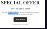 Small Batch Jam Co coupon verification screenshot
