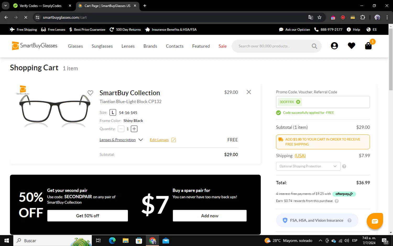 SmartBuyGlasses Promo Codes 25 Off July 2024