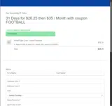 FOOTBALL coupon verification screenshot