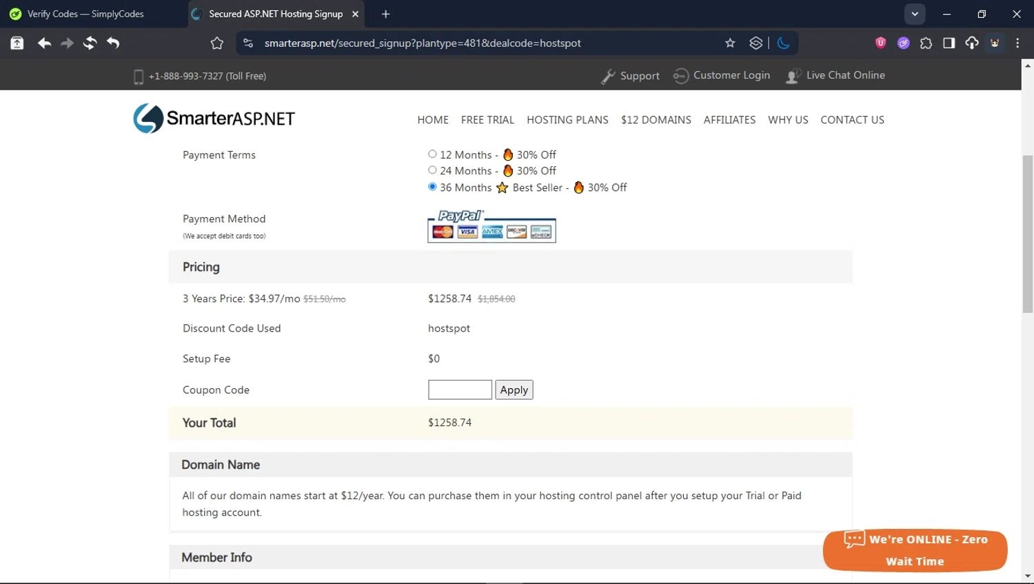 SmarterASP.net Promo Codes - 30% Off Coupons Apr 2026
