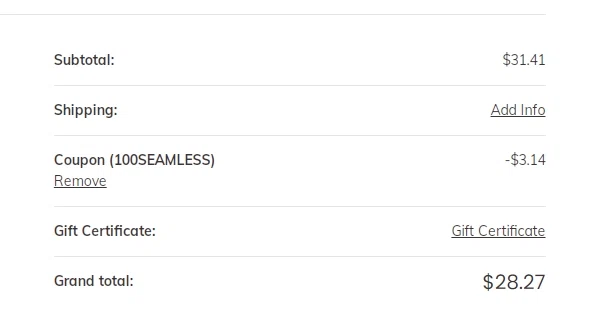 SmartKnit checkout page showing SmartKnit discount code box | Screenshot taken by SimplyCodes community member on Mar 17, 2021