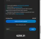 FREE18 coupon verification screenshot