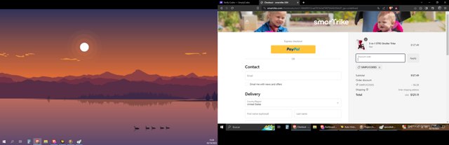 SmarTrike checkout page showing SmarTrike discount code box | Screenshot taken by SimplyCodes community member on Oct 3, 2023