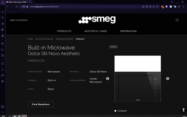 Smeg checkout page showing Smeg promo code box | Screenshot taken by SimplyCodes community member on Jun 28, 2023
