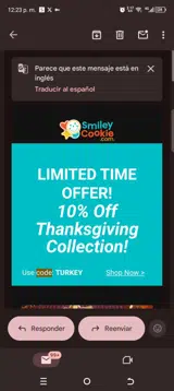 TURKEY coupon verification screenshot