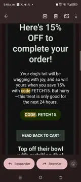 Spooky coupon verification screenshot