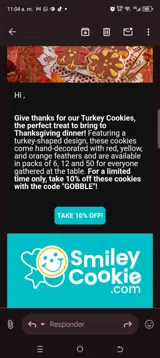GOBBLE coupon verification screenshot
