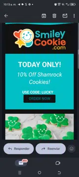 Lucky coupon verification screenshot