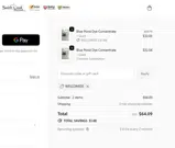 WELCOME05 coupon verification screenshot
