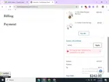 HOME coupon verification screenshot