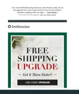 UPGRADE coupon verification screenshot