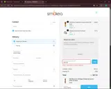 SMOKEA coupon verification screenshot