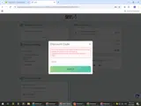 CRISIS coupon verification screenshot