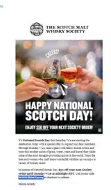 SMWS coupon verification screenshot