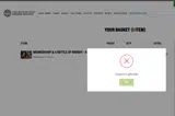 SMWS coupon verification screenshot