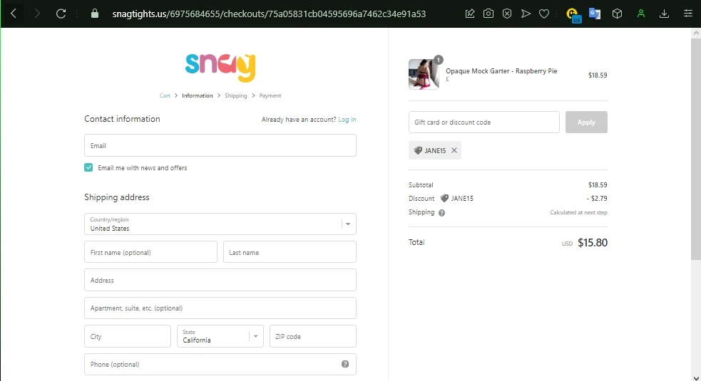 Snag Tights Discount Codes 10 Off August 2024