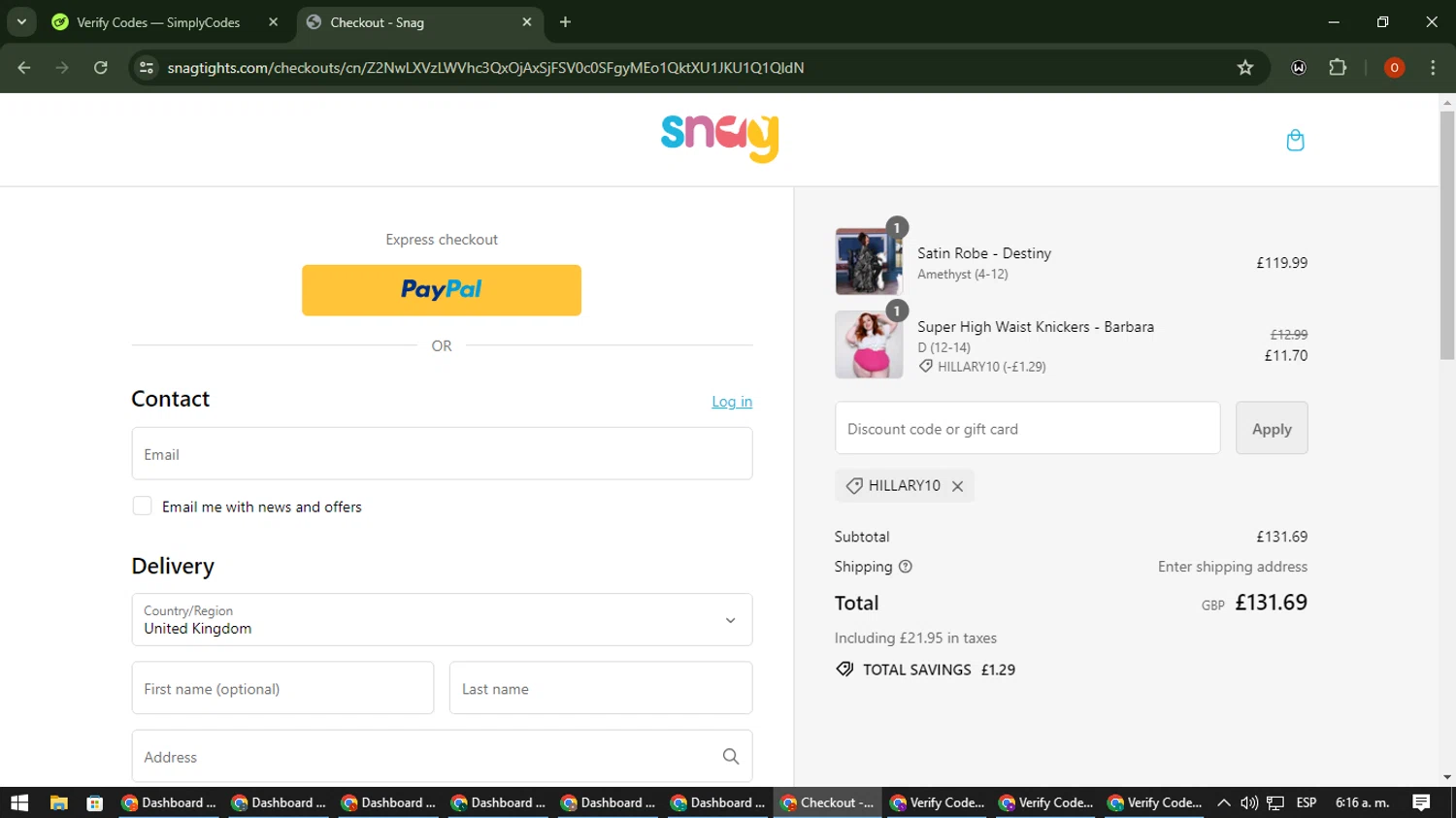 Snag Tights Discount Codes 10 Off October 2024