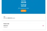 NEWCUST50 coupon verification screenshot