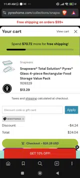 HEWOITSANGE coupon verification screenshot