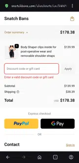 LUVO5 coupon verification screenshot