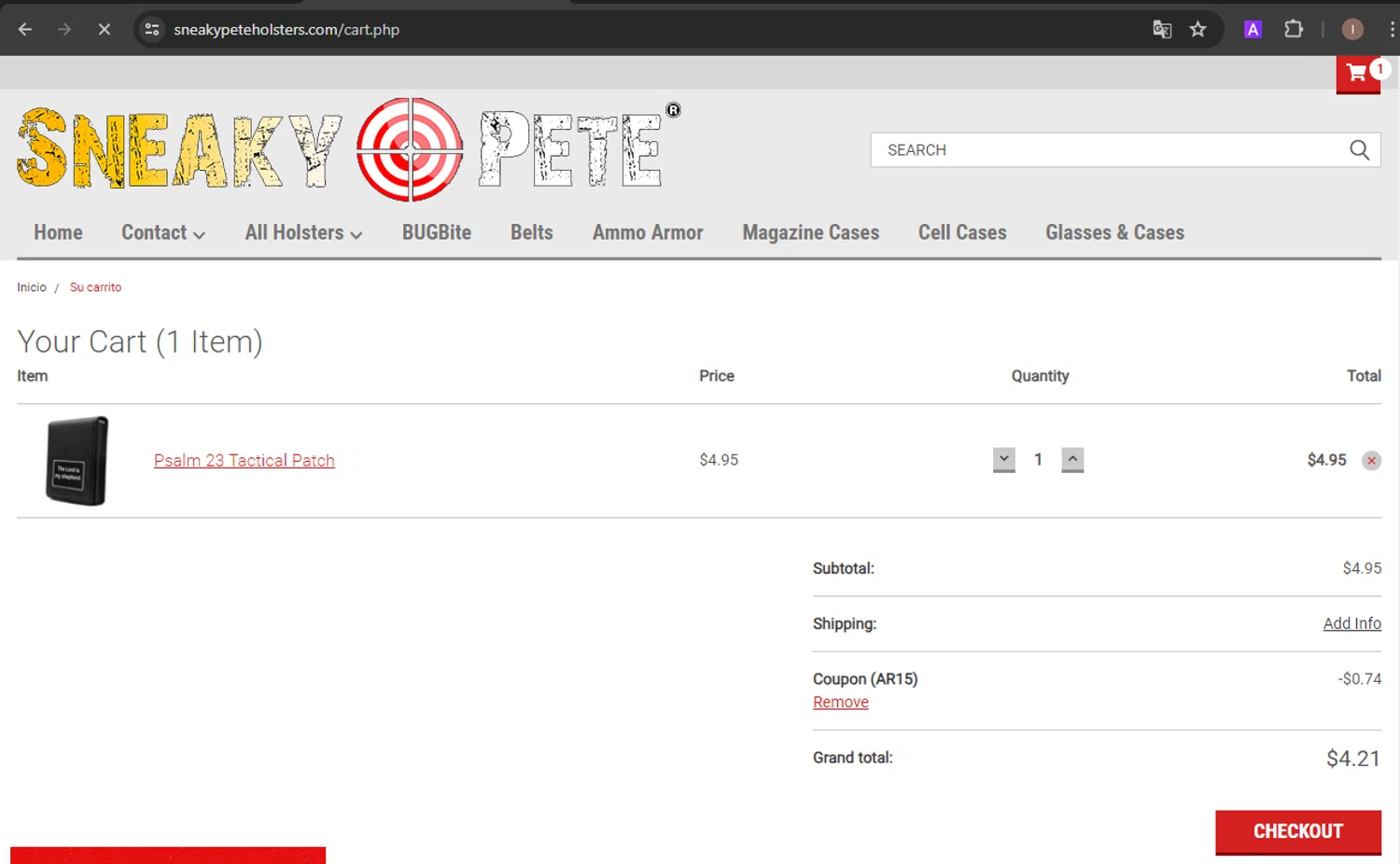 how to use Sneaky Pete Holsters coupons